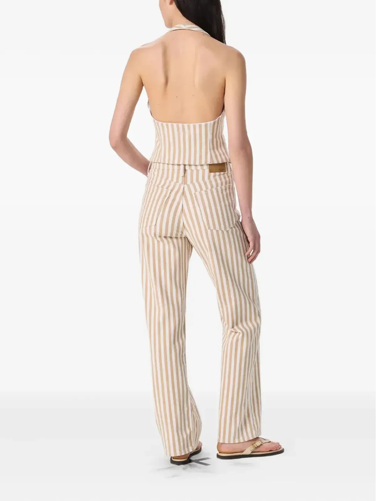 rag & bone ストライプのハルタネックベスト - 画像2