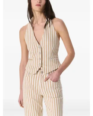 rag & bone ストライプのハルタネックベスト - サムネイル3