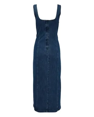 rag & bone Athena デニムパネル入りミディドレス - Blue - サムネイル2