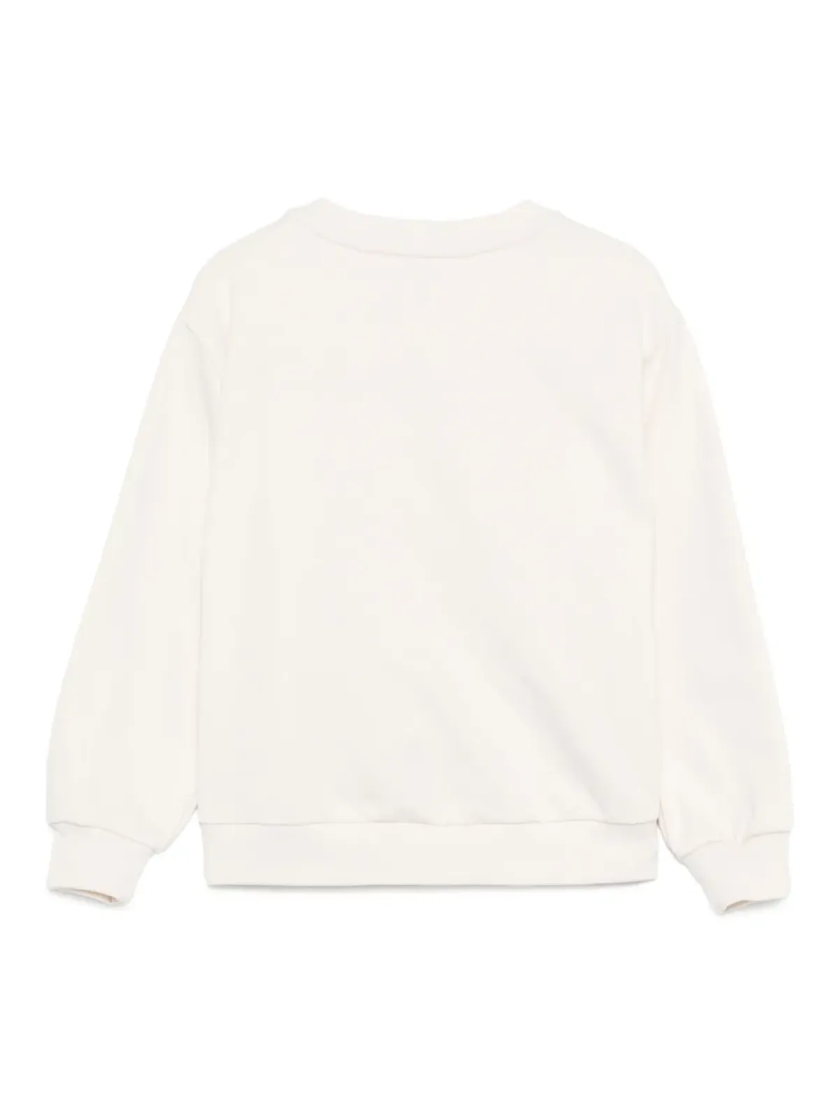 Elisabetta Franchi La Mia Bambina 刺繍ロゴ入りコットン スウェットシャツ - 画像2
