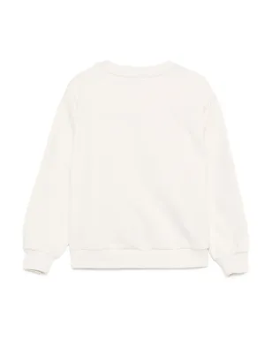 Elisabetta Franchi La Mia Bambina 刺繍ロゴ入りコットン スウェットシャツ - サムネイル2