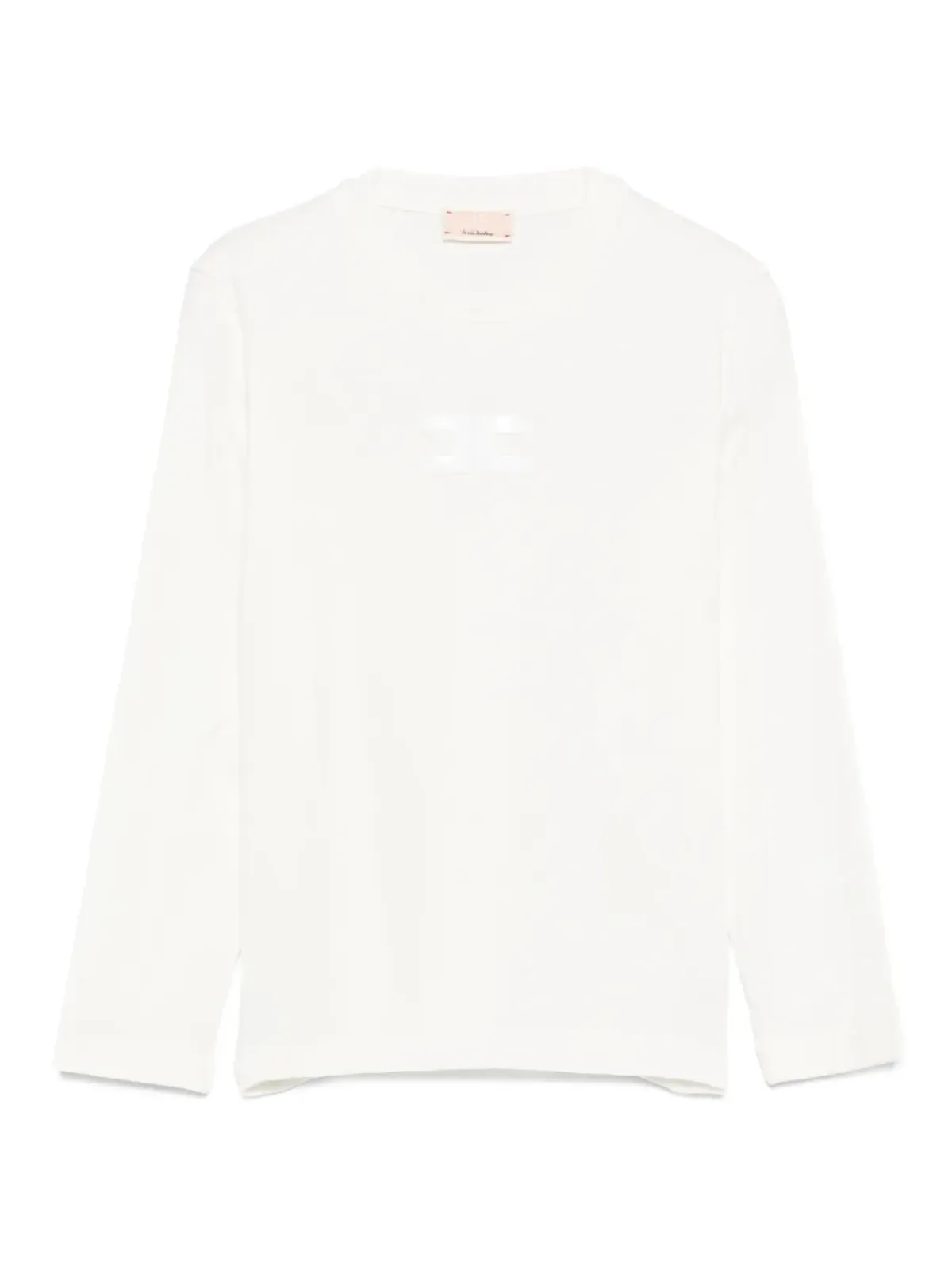 Elisabetta Franchi La Mia Bambina ロゴディテール長袖Tシャツ - 画像1