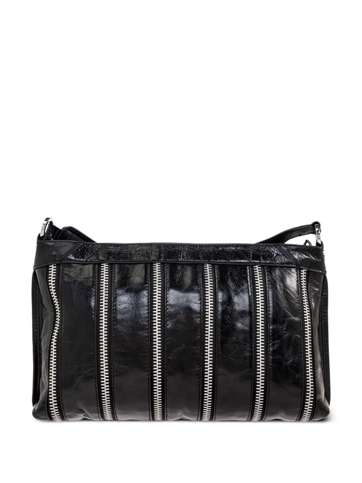 Zadig&Voltaire サニー・ムーディー 複数ジップ付きレザーショルダーバッグ - 画像3