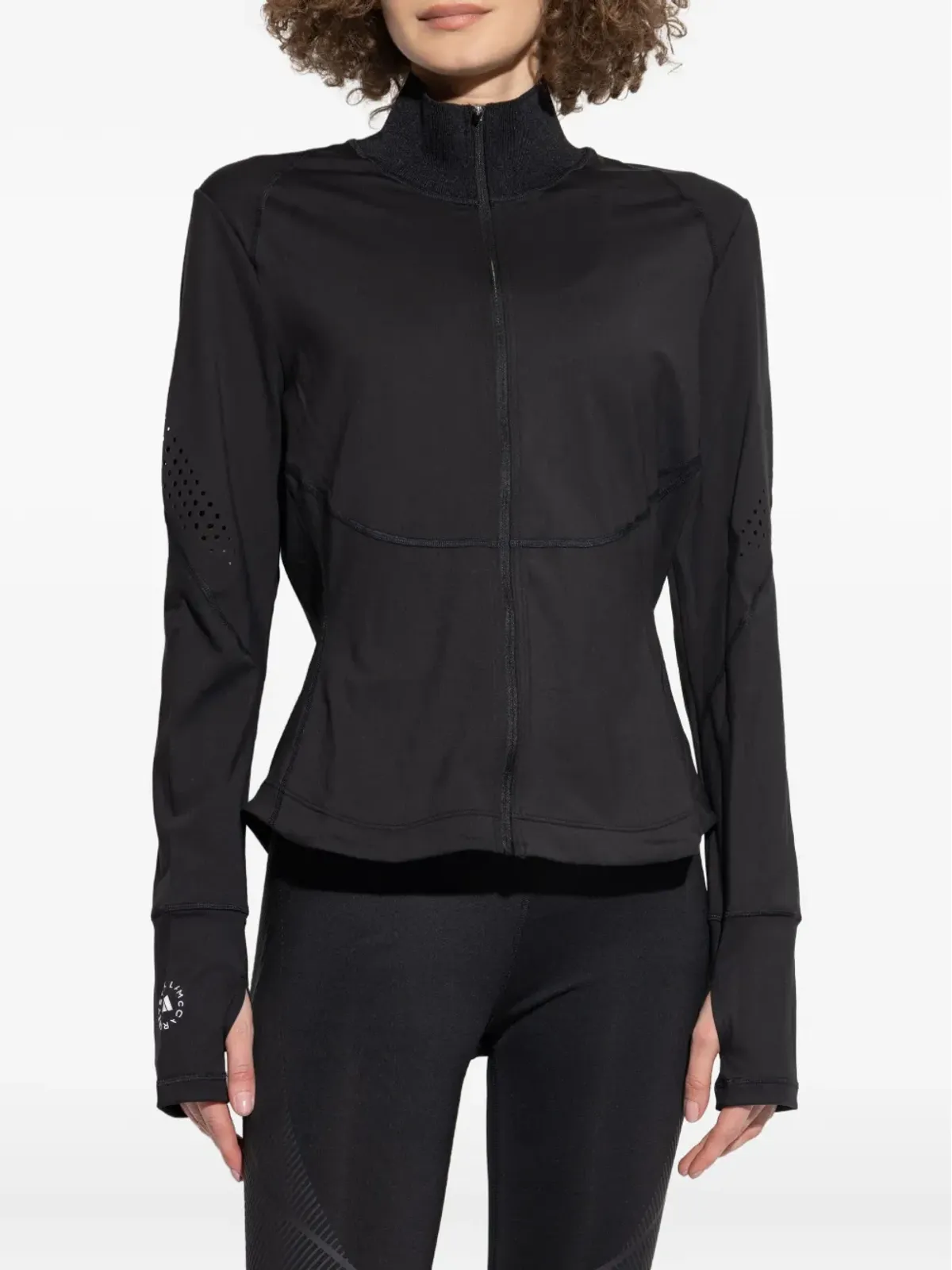 adidas by Stella McCartney レーザーカットジップアップジャケット - 画像3