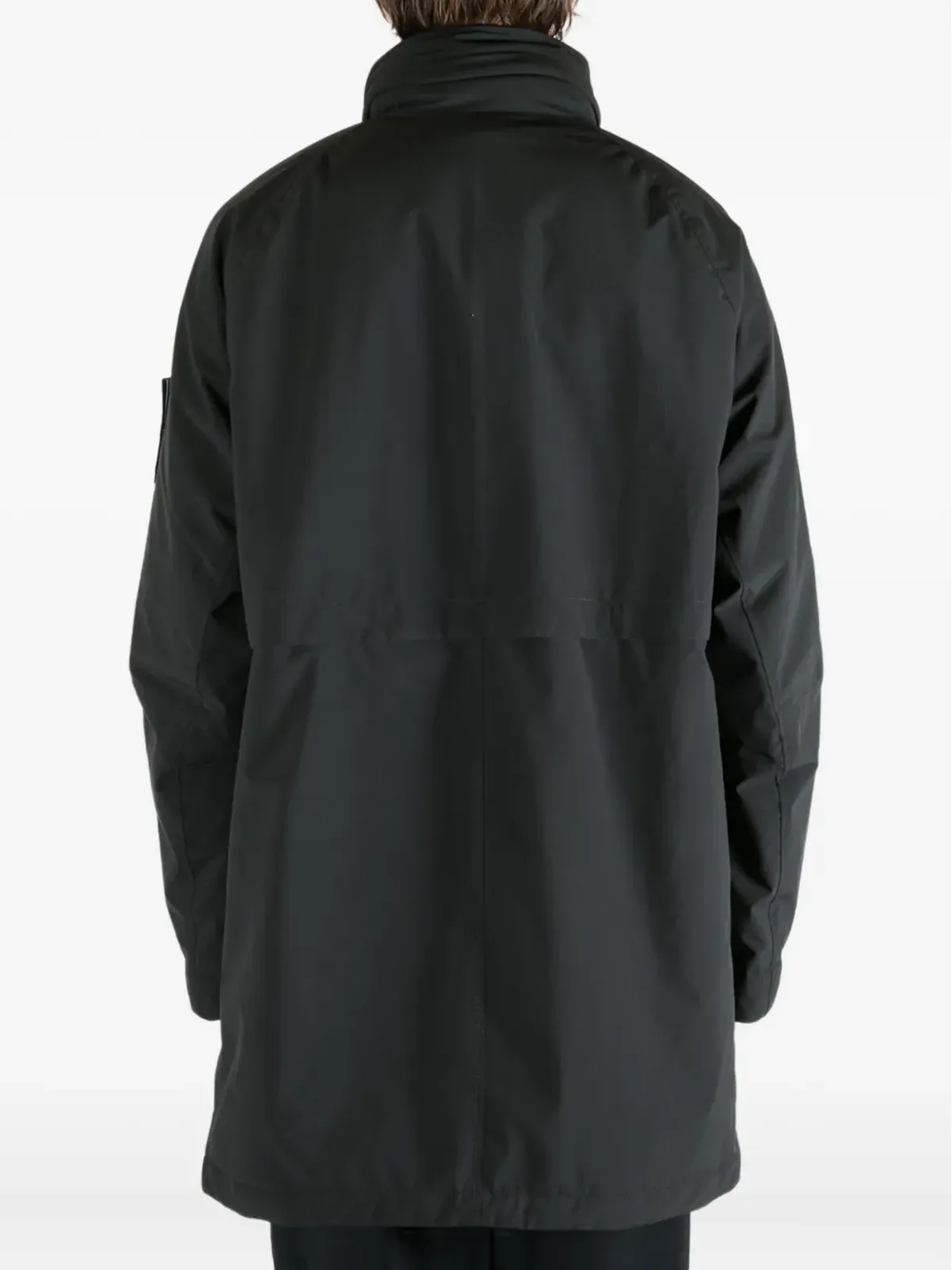 Stone Island ロゴパッチ入りパディッドコート - ブラック - 画像4