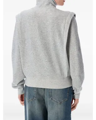 MARANT ÉTOILE マディリア ジップアップ スウェットシャツ - グレー - サムネイル2