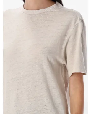 MARANT ÉTOILE リネン クルーネック Tシャツ - サムネイル3