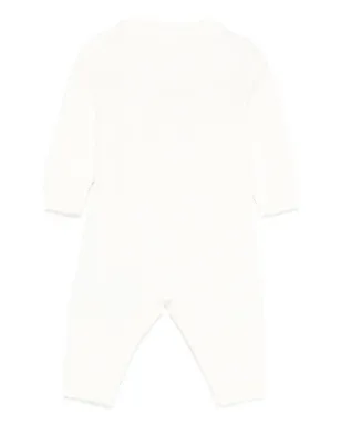 Elisabetta Franchi La Mia Bambina リブ編みボタンジャンプスーツ - サムネイル2