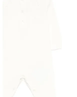 Elisabetta Franchi La Mia Bambina リブ編みボタンジャンプスーツ - サムネイル3