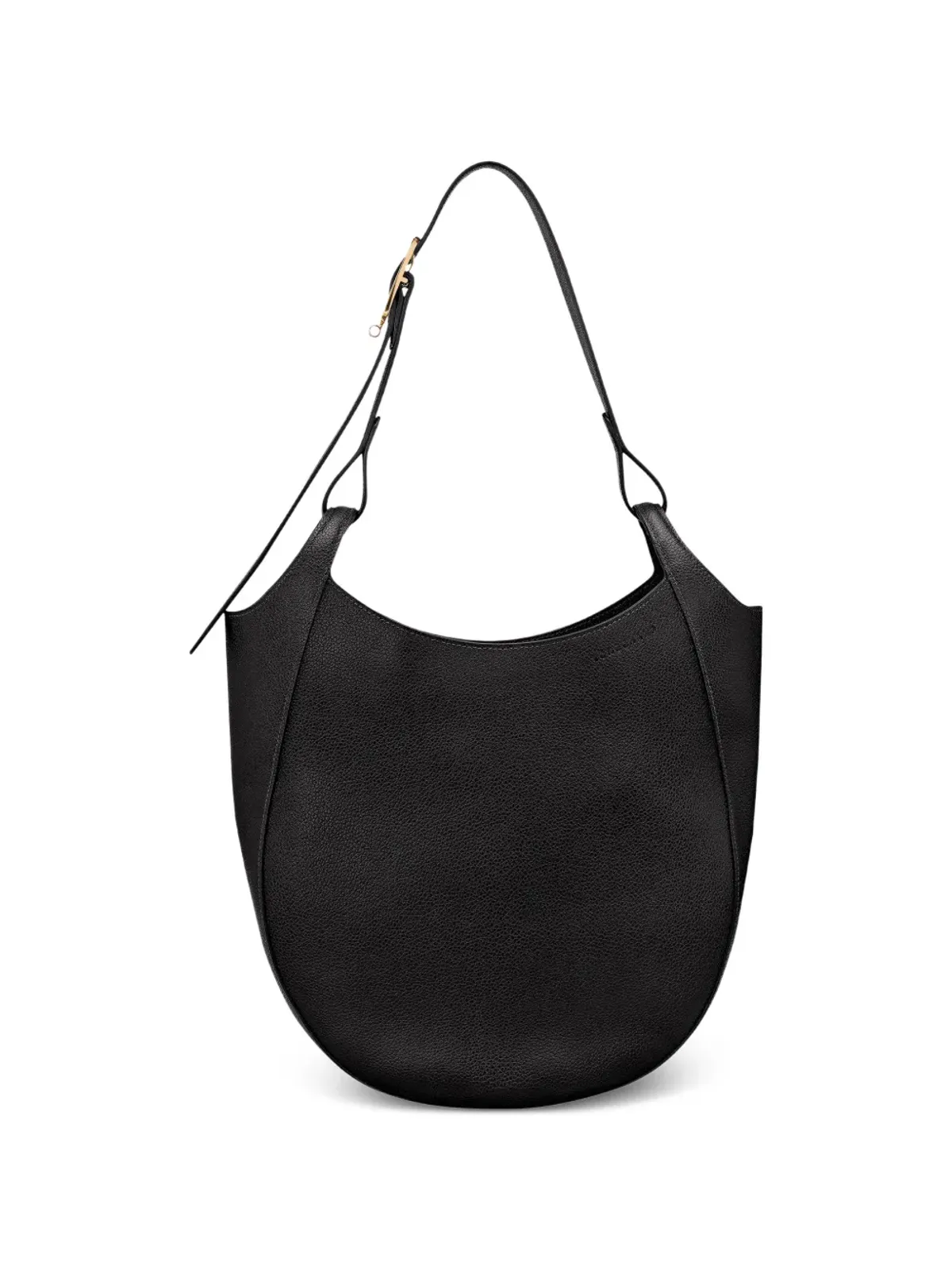 Longchamp 曲線レザーのショルダーバッグ - 画像1