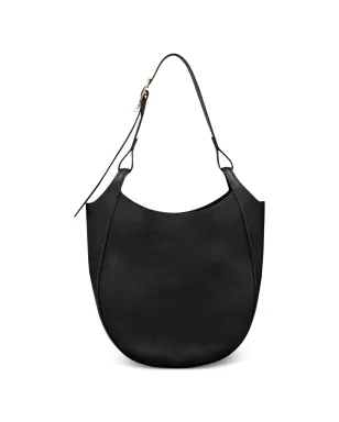 Longchamp 曲線レザーのショルダーバッグ - サムネイル1