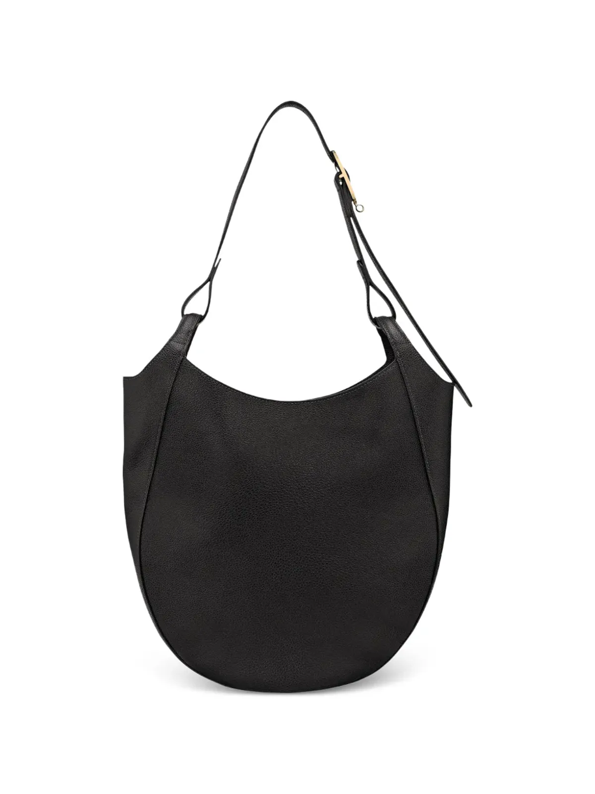 Longchamp 曲線レザーのショルダーバッグ - 画像2