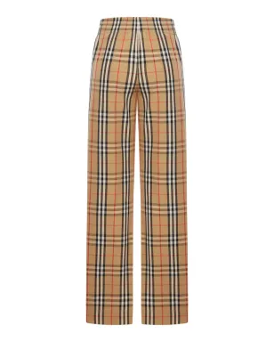 Burberry チェック柄エラスティックウエストパンツ - サムネイル2
