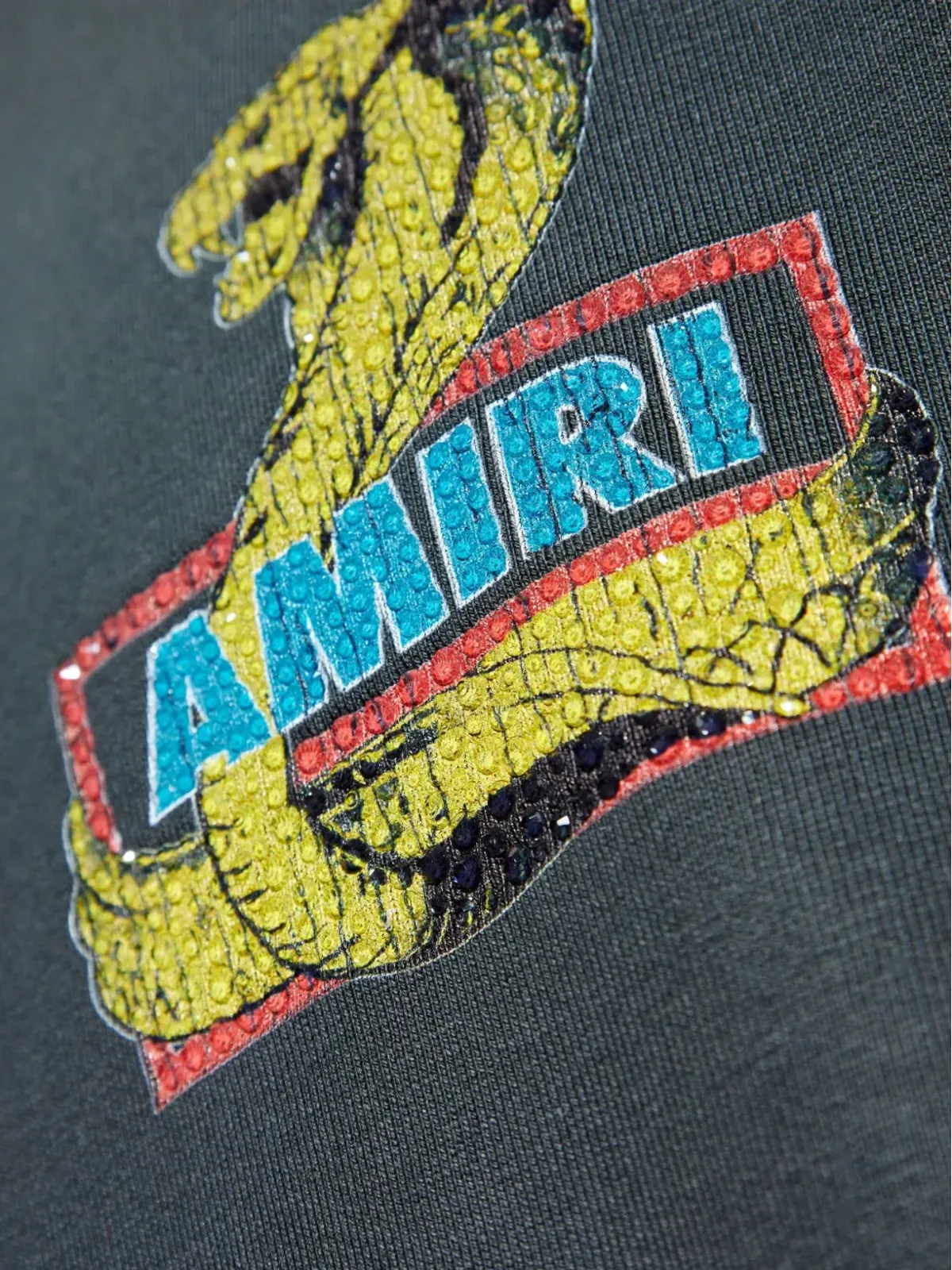 AMIRI 蛇柄コットンTシャツ - 画像5