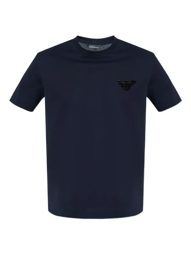 Emporio Armani Emporio Armani ロゴ入りコットンTシャツの商品画像