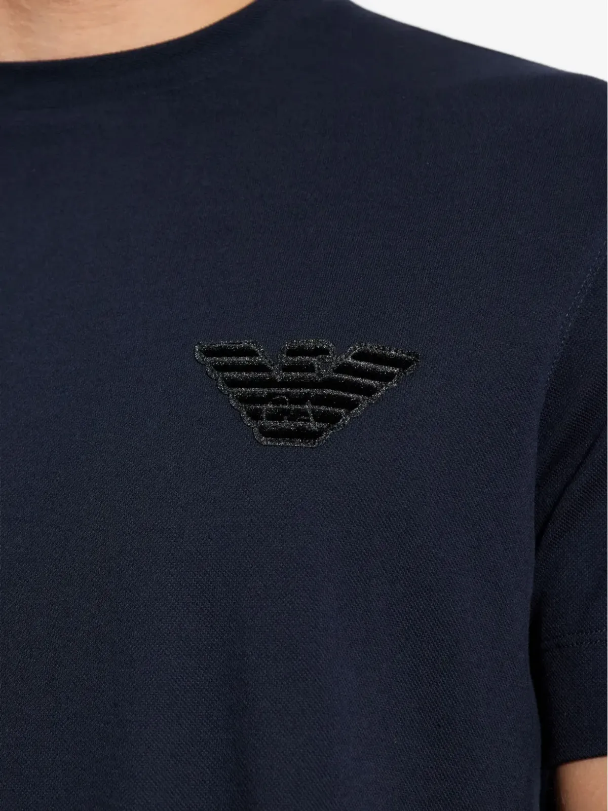 Emporio Armani ロゴ入りコットンTシャツ - 画像5