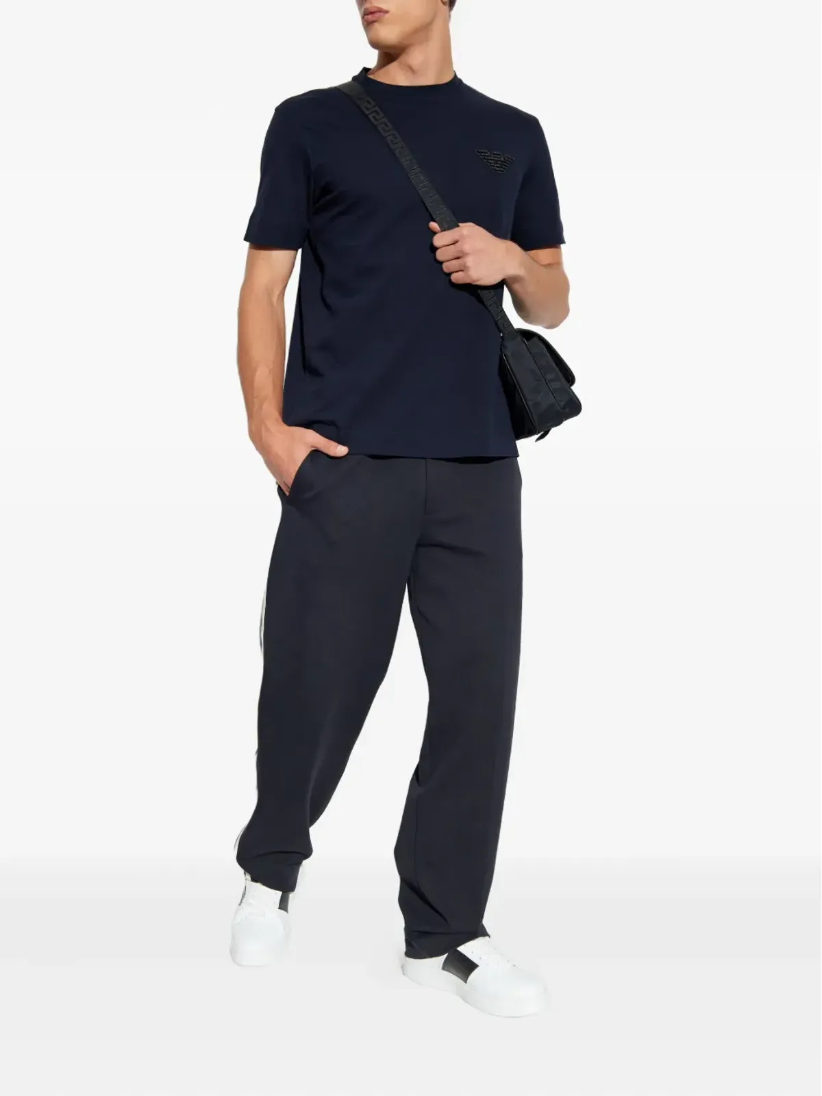Emporio Armani ロゴ入りコットンTシャツ - 画像2