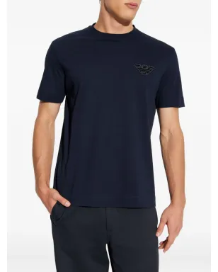 Emporio Armani ロゴ入りコットンTシャツ - サムネイル3