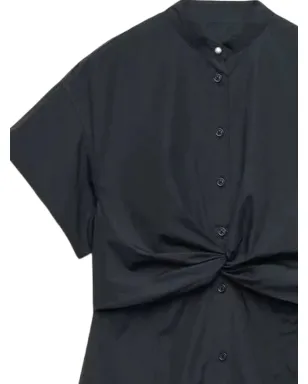 rag & bone グレッチェン ツイストフロント シャツドレス - ブラック - サムネイル2