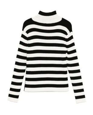 Balmain Kids ストライプ柄ハイネックセーター - サムネイル2
