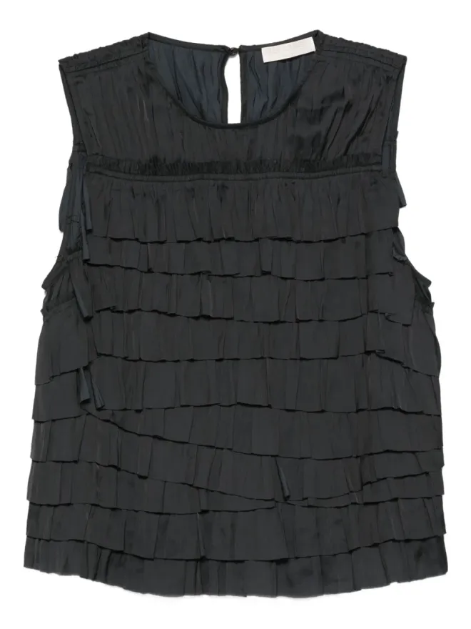 Ulla Johnson Ulla Johnson クイン ティアード ラッフル ブラウスの商品画像