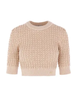 Elisabetta Franchi スパンコール付きケーブルニットセーター - サムネイル1