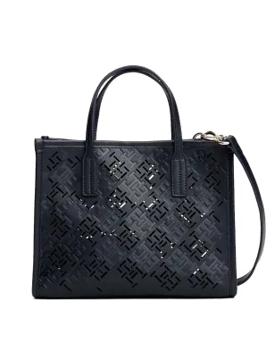 Tommy Hilfiger City TH monogram cut-out トートバッグ - サムネイル1