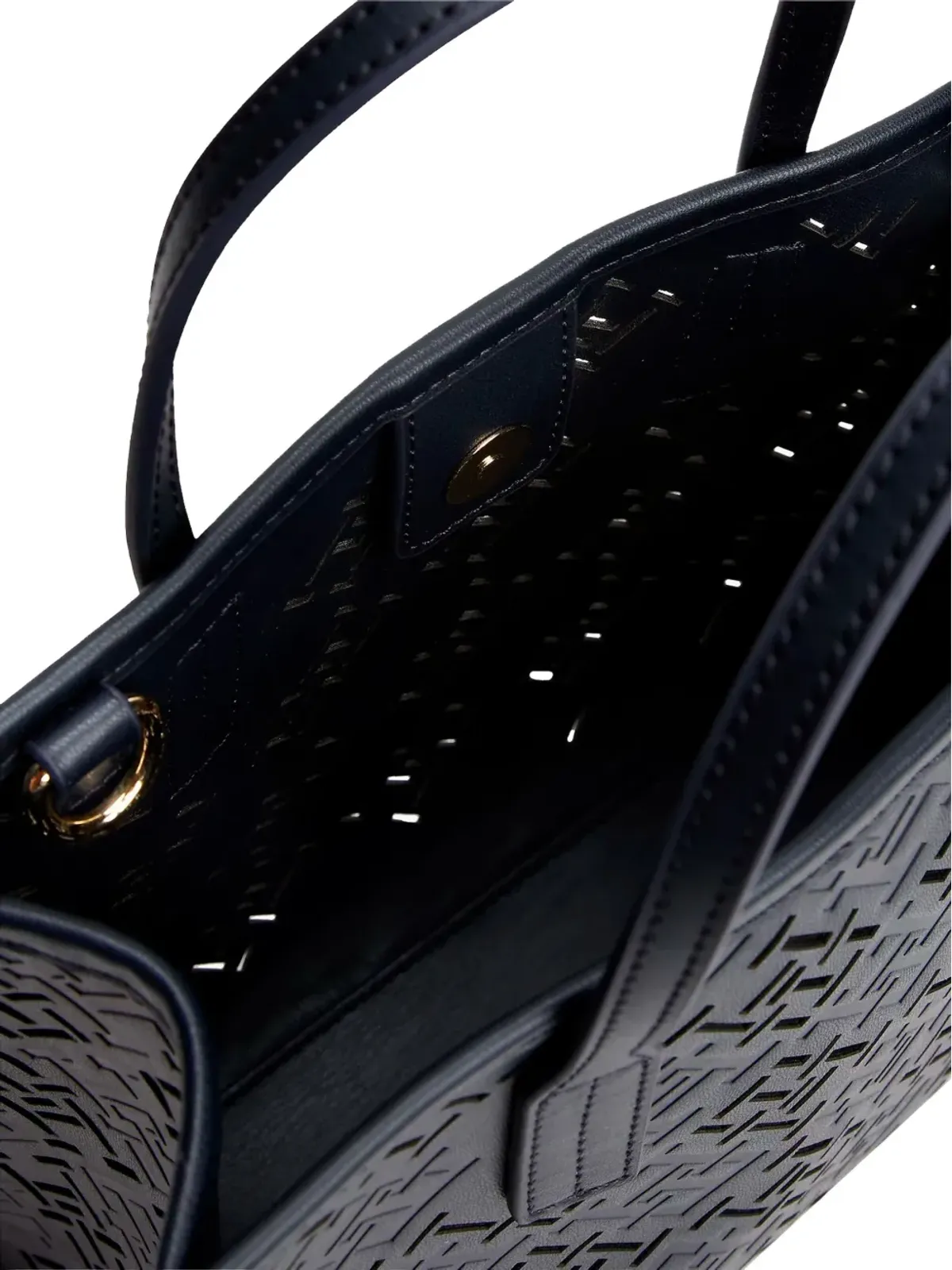 Tommy Hilfiger City TH monogram cut-out トートバッグ - 画像3