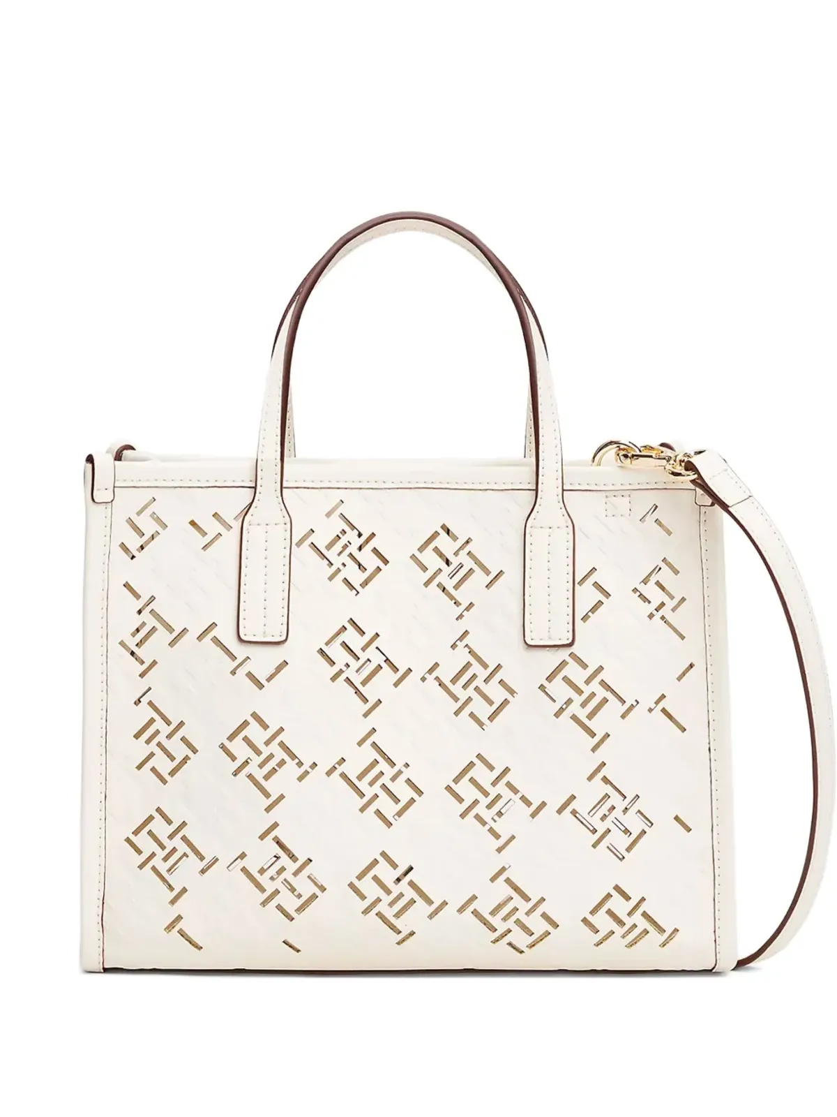 Tommy Hilfiger City TH カットアウト柄トートバッグ - 画像1