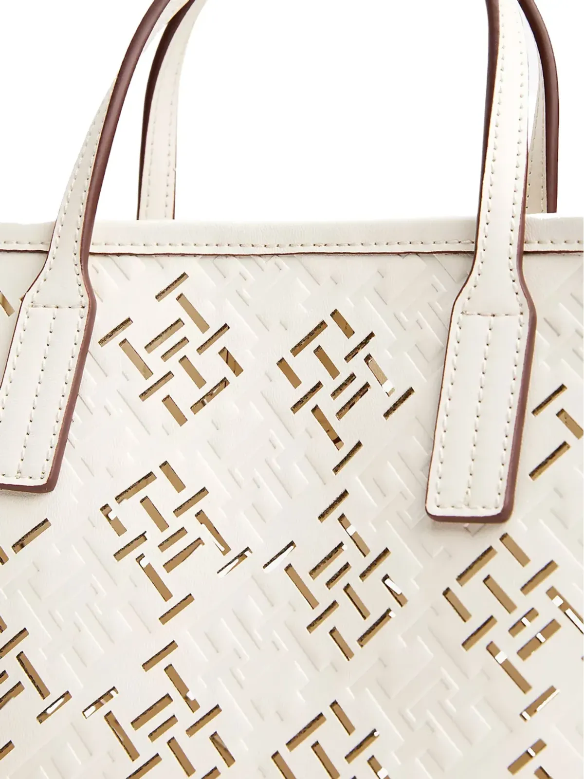 Tommy Hilfiger City TH カットアウト柄トートバッグ - 画像3