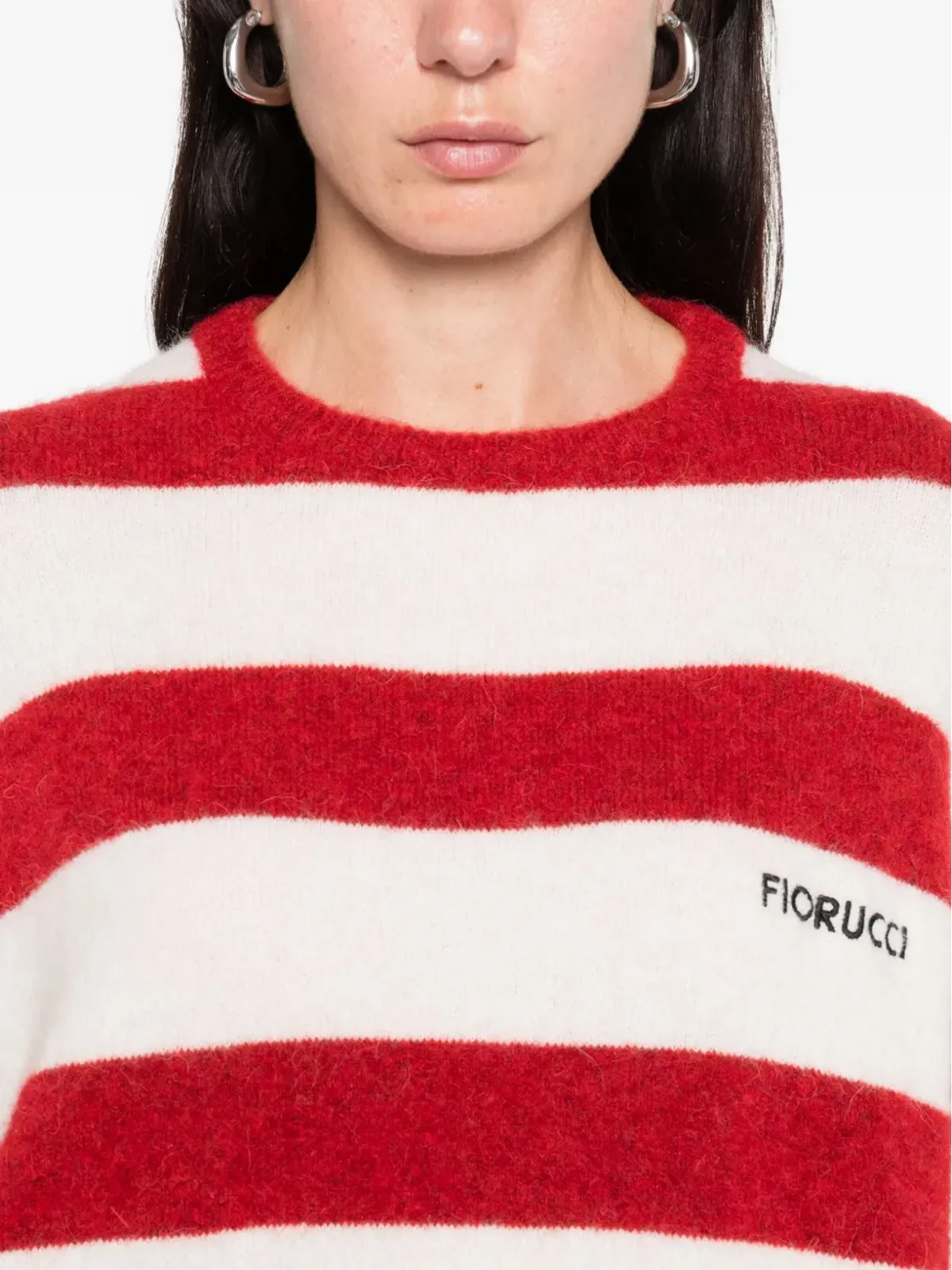 Fiorucci ストライプ クルーネック ジャンパー - 画像5