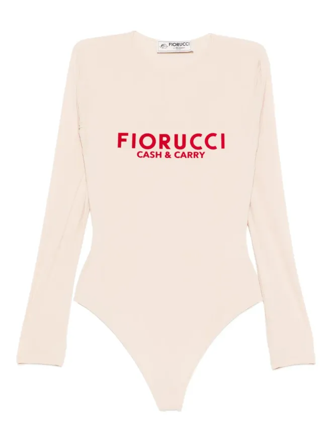 FIORUCCI Fiorucci ロゴプリント長袖ボディスーツの商品画像