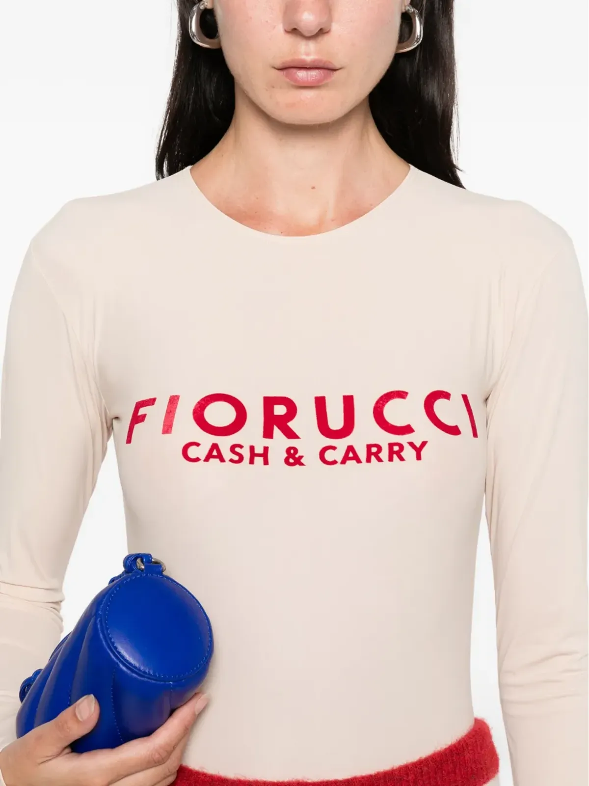 Fiorucci ロゴプリント長袖ボディスーツ - 画像5