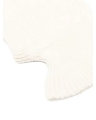 LEMAIRE ribbed-knit wool balaclava - Neutrals - サムネイル2