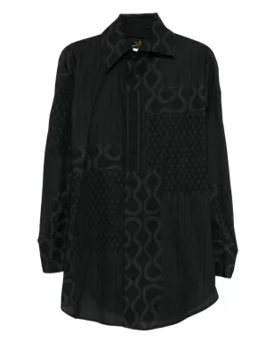 Vivienne Westwood Pre-Owned パターン柄シャツ（2015） - ブラック - サムネイル1