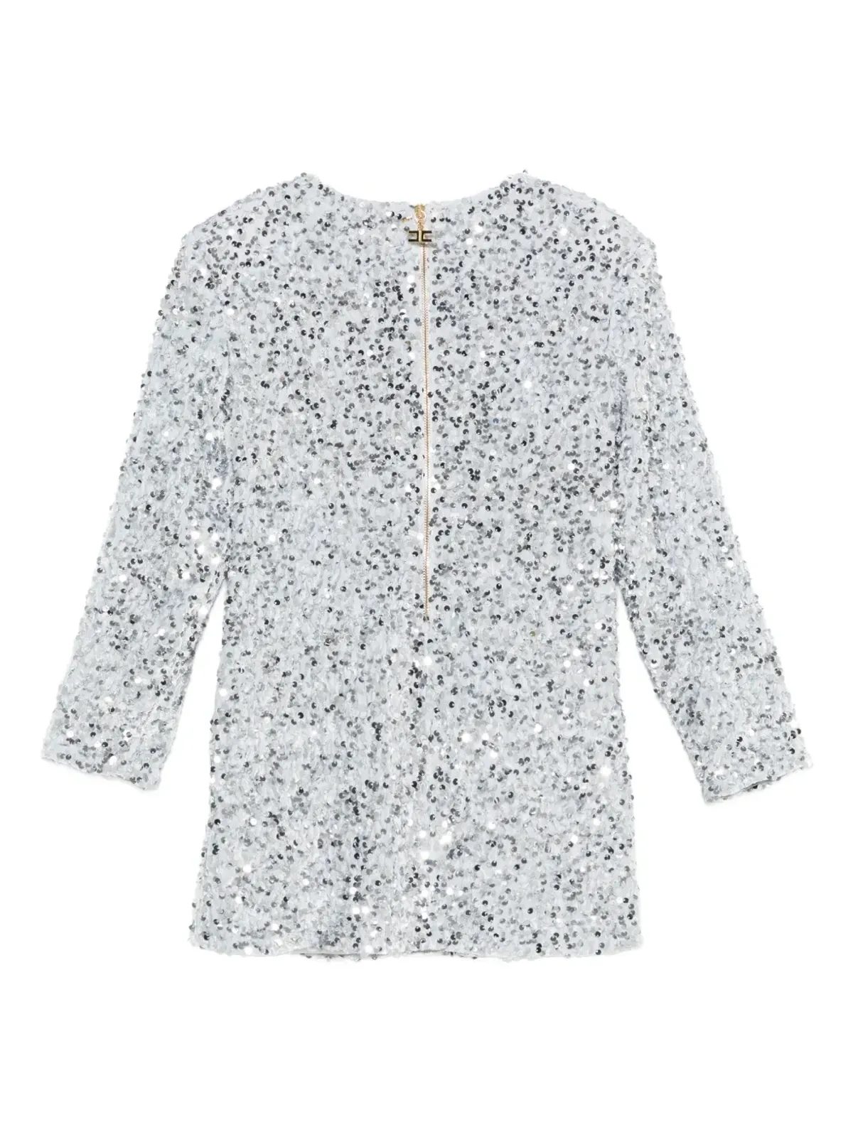 Elisabetta Franchi Kids スパンコールドレス - シルバー - 画像2