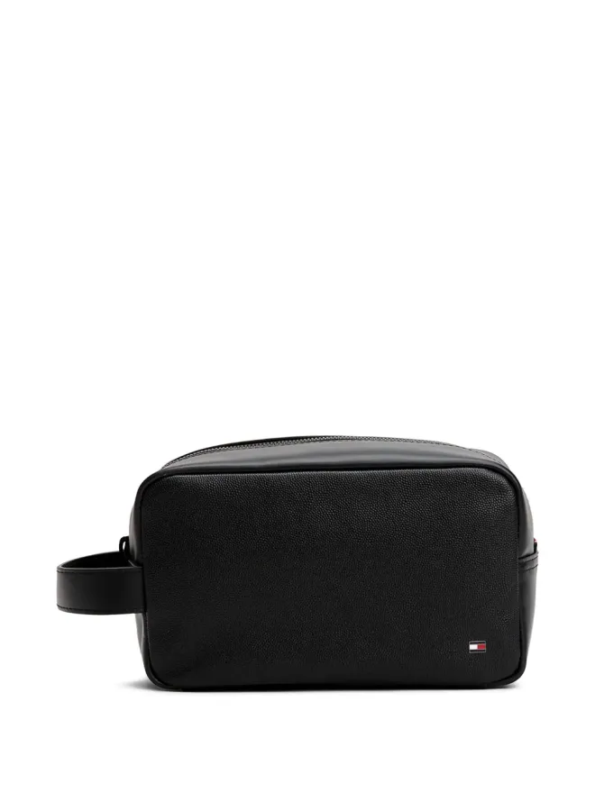 Tommy Hilfiger Tommy Hilfiger レザー ジップトップ 洗面用バッグの商品画像