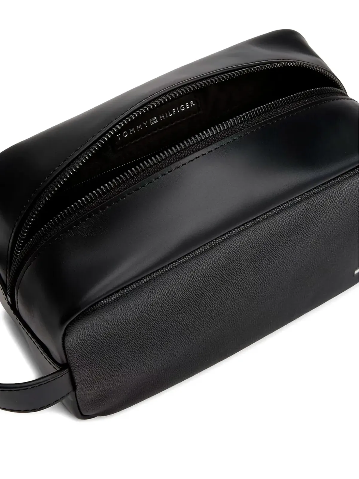 Tommy Hilfiger レザー ジップトップ 洗面用バッグ - 画像4