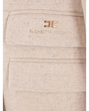 Elisabetta Franchi ダブルブレスト ゴールドボタン コート - サムネイル3