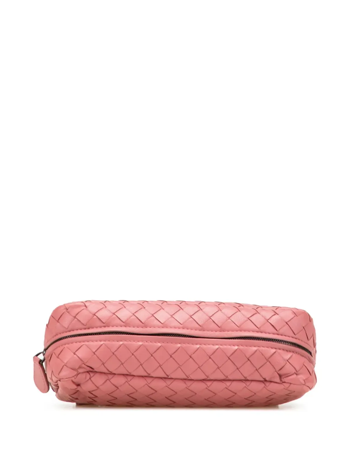 Bottega Veneta Pre-Owned ミニ ナパ レザー インテレッチャート 展開式チェーン クロスボディバッグ - ピンク - 画像4