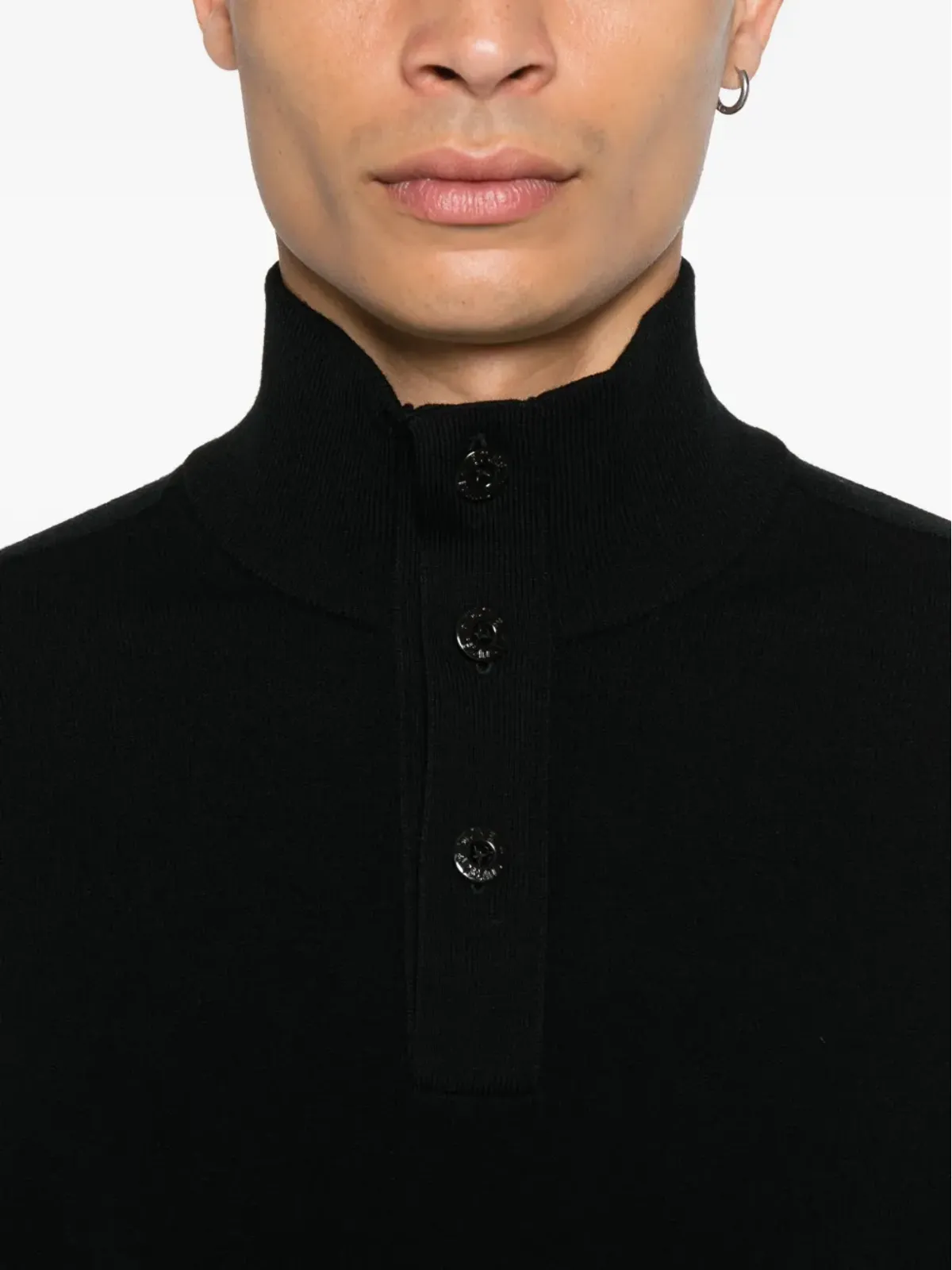 Stone Island コンパスバッジ付きニットセーター - 画像5