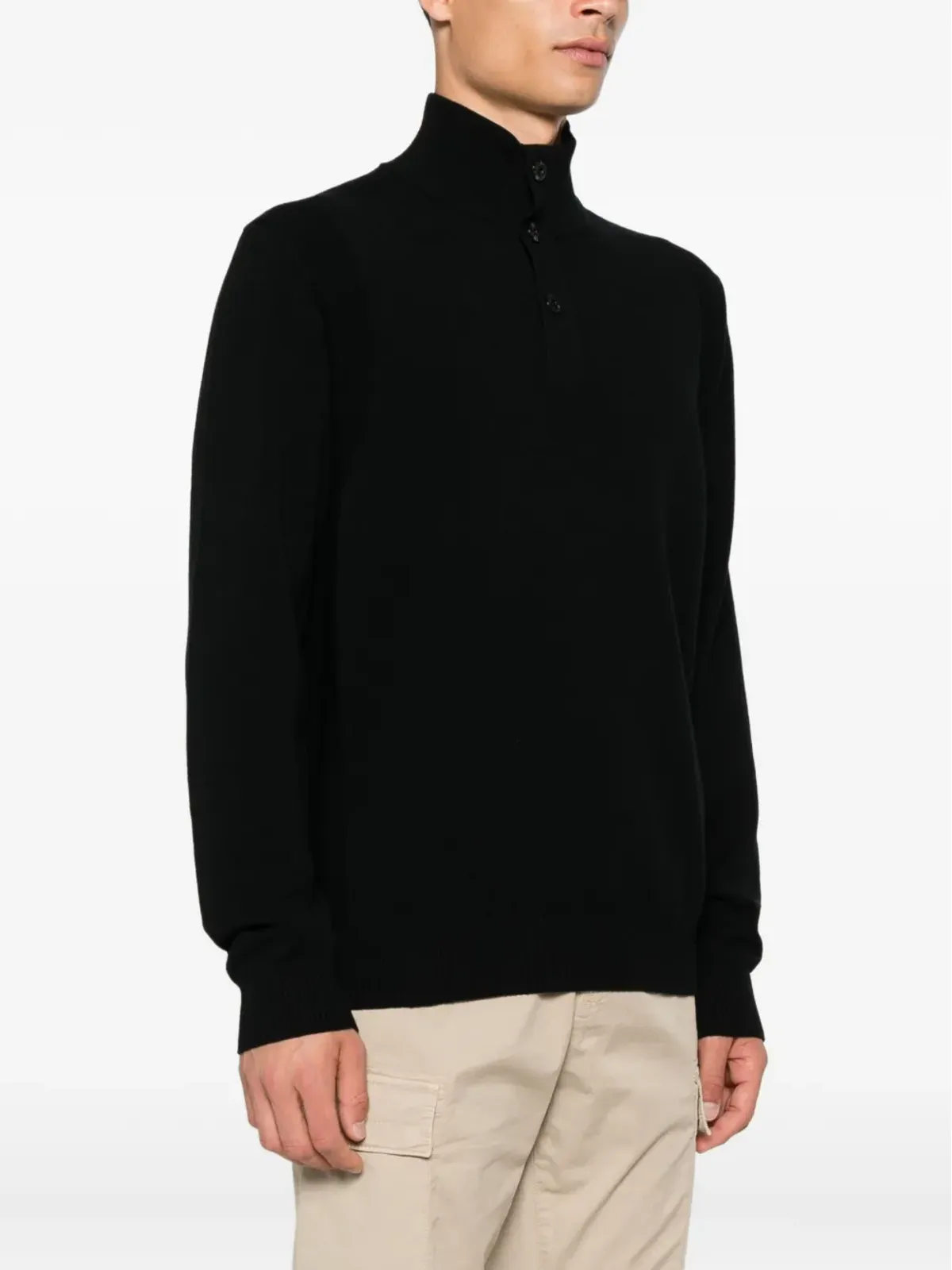 Stone Island コンパスバッジ付きニットセーター - 画像3