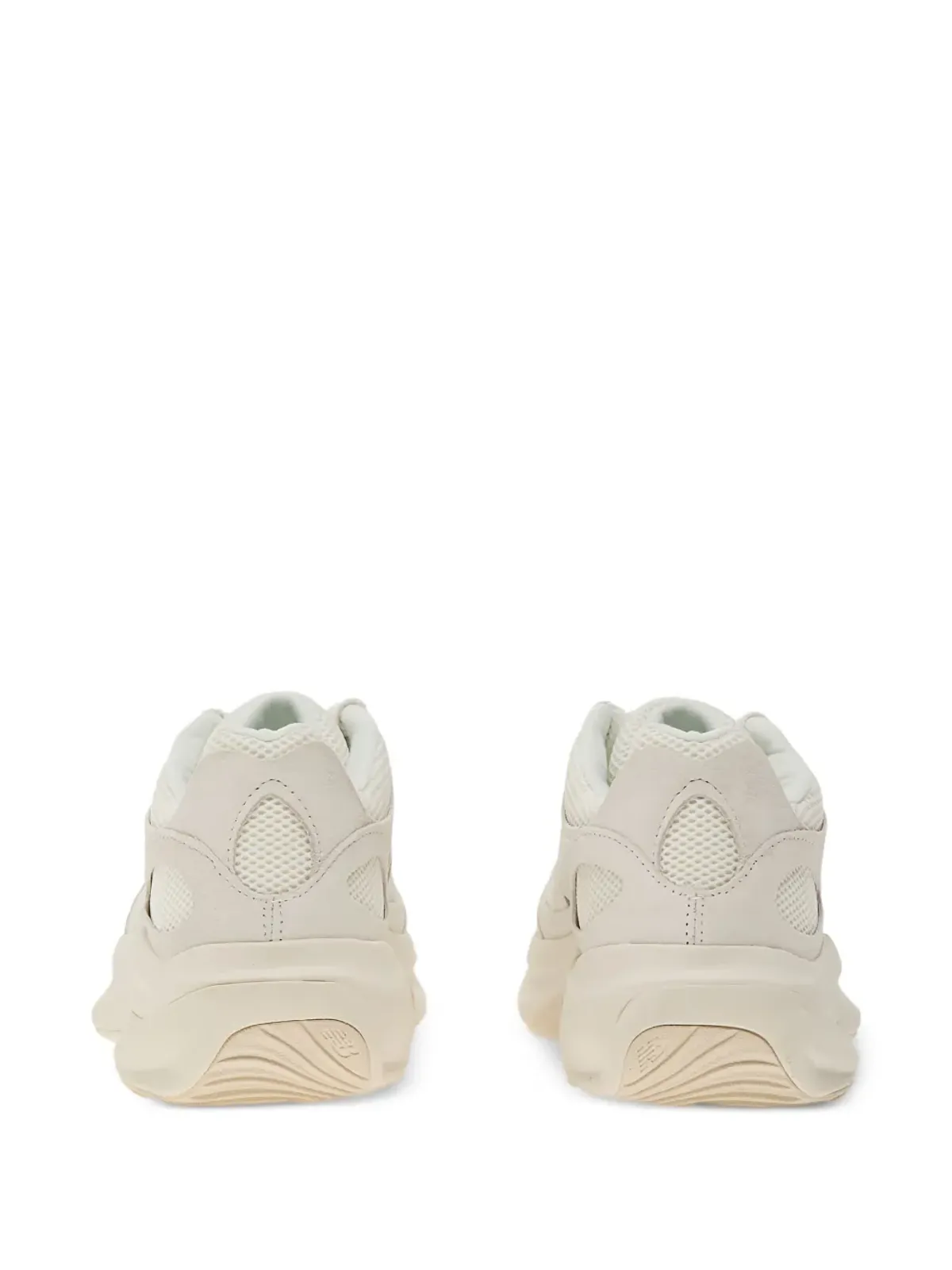 New Balance メッシュパネル入りレザースニーカー - ベージュ系 - 画像3