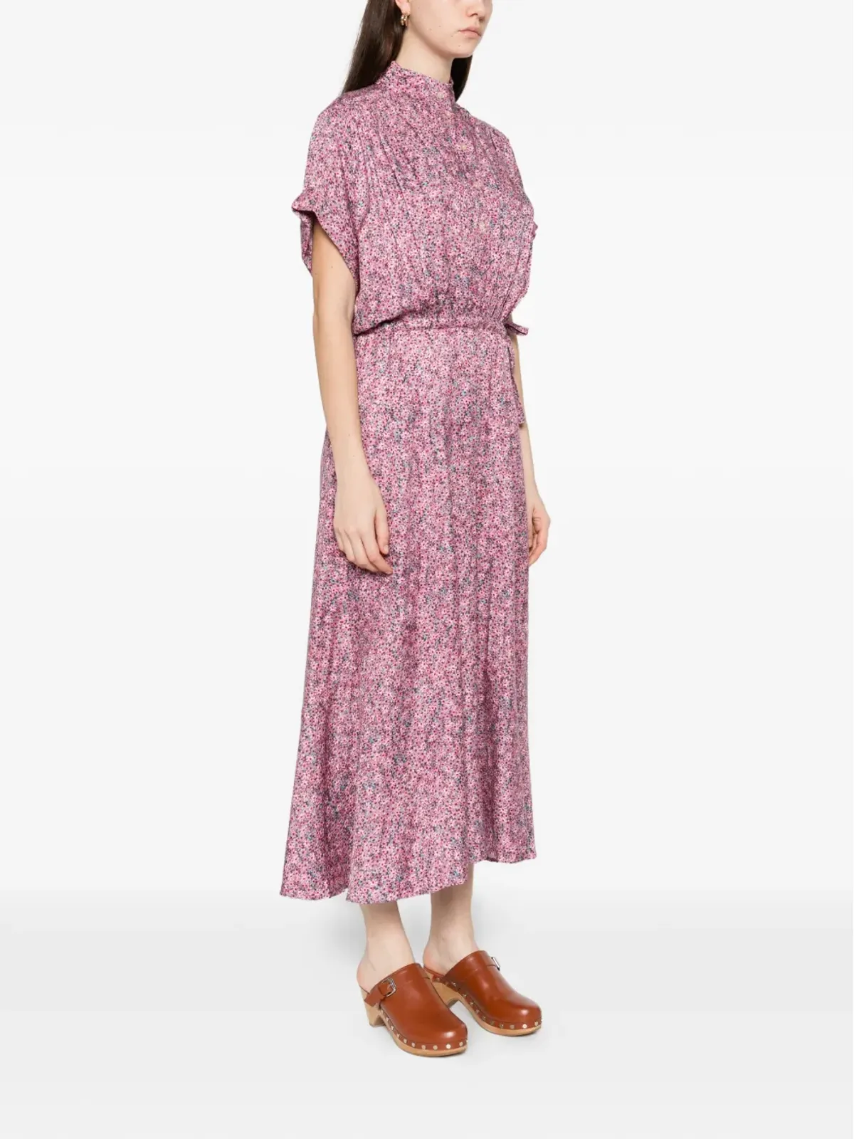 ISABEL MARANT フローラル ミディ丈 シャツドレス - 画像3
