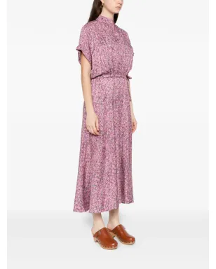 ISABEL MARANT フローラル ミディ丈 シャツドレス - サムネイル3