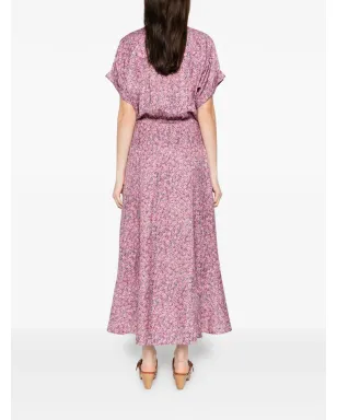 ISABEL MARANT フローラル ミディ丈 シャツドレス - サムネイル4