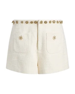 Cinq A Sept Ansey エンベリッシュドショーツ - White - サムネイル1