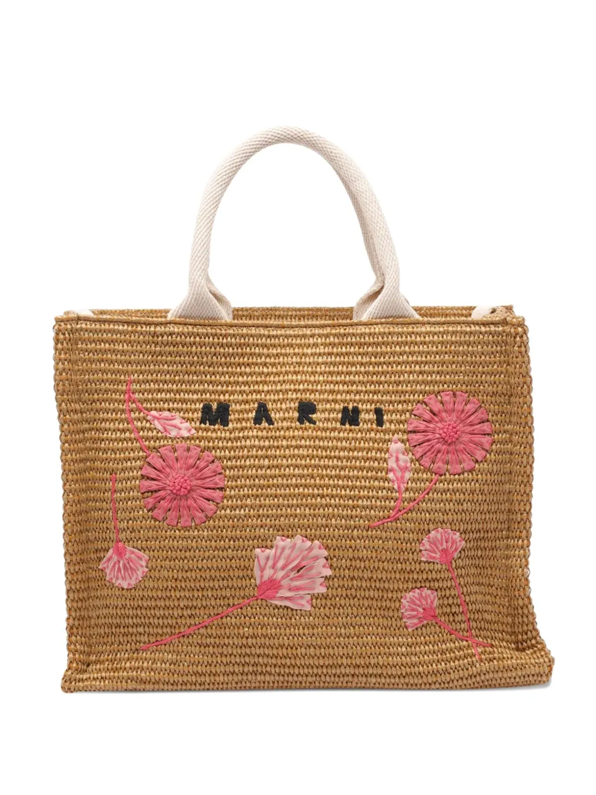 Marni 刺繍花柄トートバッグ - 画像1