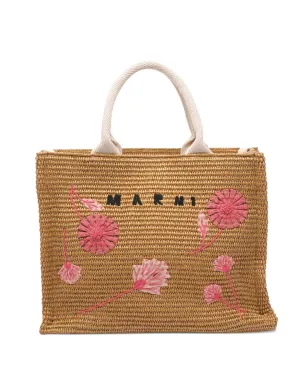 Marni 刺繍花柄トートバッグ - サムネイル1