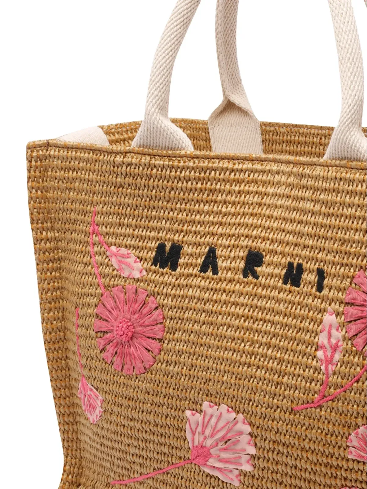 Marni 刺繍花柄トートバッグ - 画像4